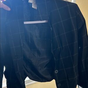 Casual Corner Black and White Blazer